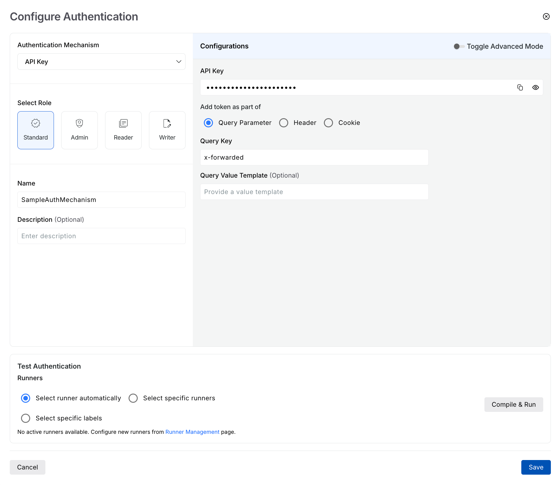 Authentication Configuration