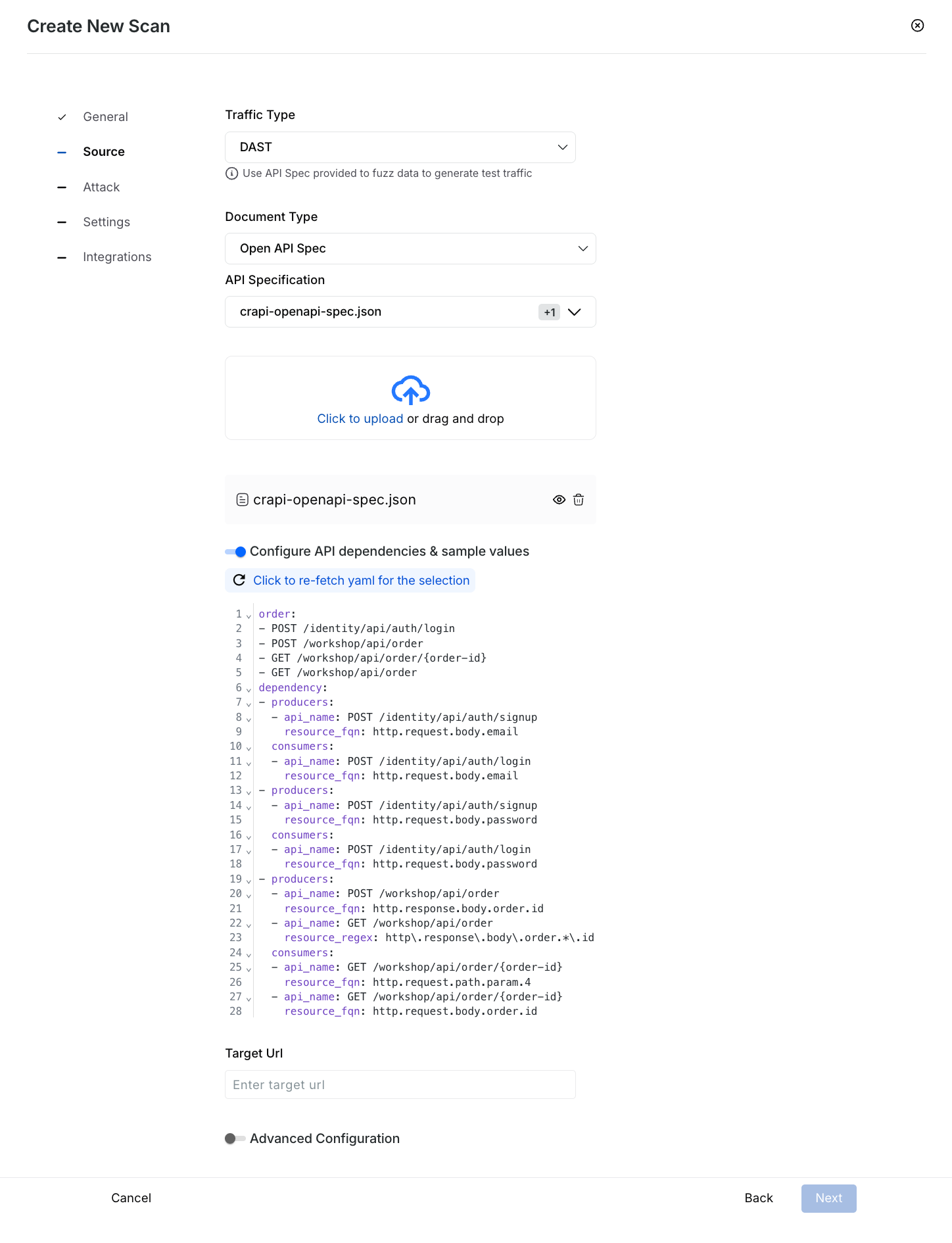 API Dependencies